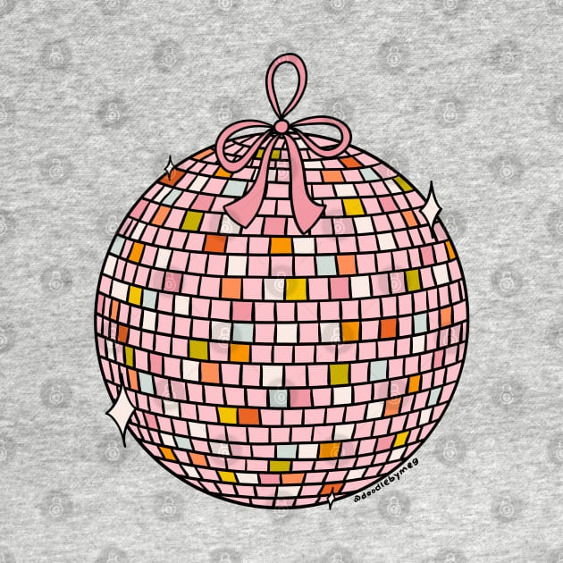 Bow Disco Ball by Doodle by Meg